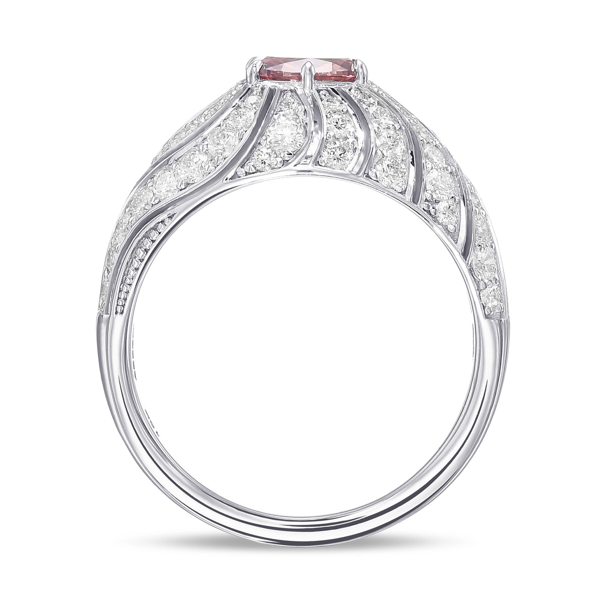 Diamond Designer Dress Ring Setting - 2