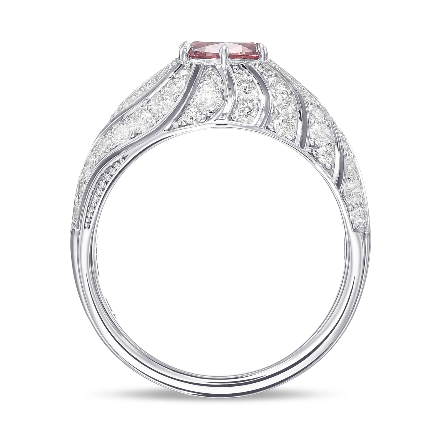 Diamond Designer Dress Ring Setting - 2