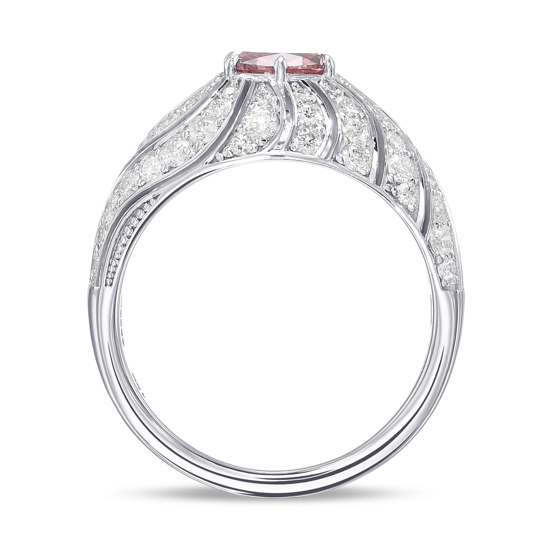 Diamond Designer Dress Ring Setting - 2