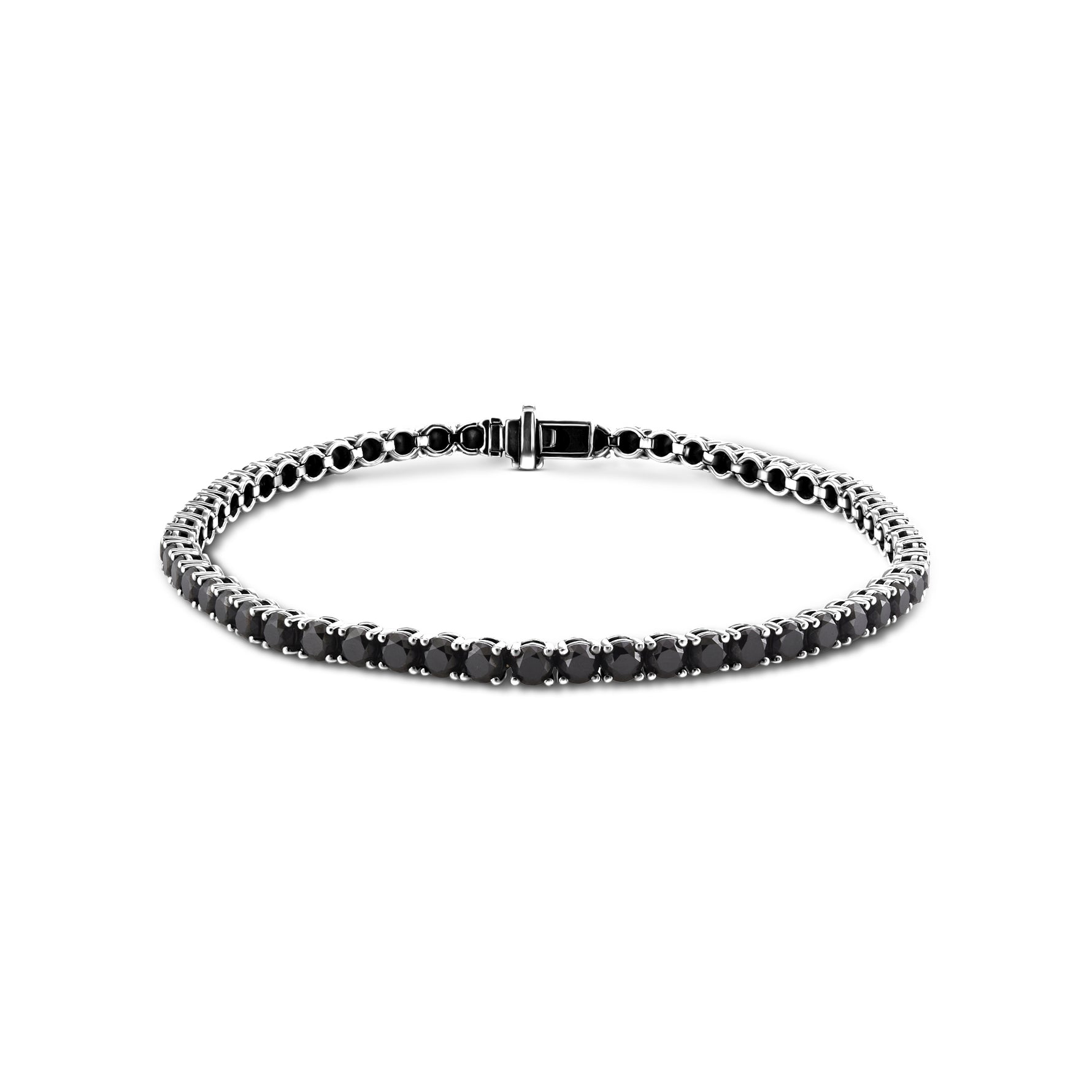 Black Diamonds Tennis Bracelet - 2