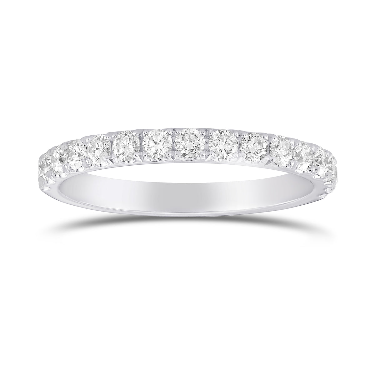 Platinum Diamond Half Eternity Wedding Ring