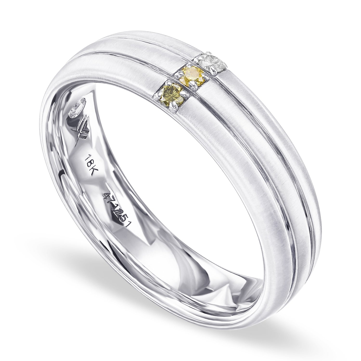 Gent's Fancy Color Diamond Ring - 3