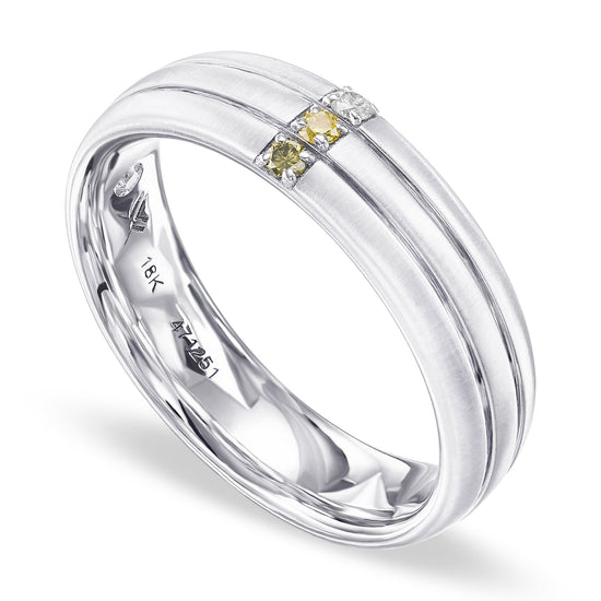 Gent's Fancy Color Diamond Ring - 3