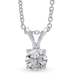 Round Brilliant Solitaire Diamond Pendant 