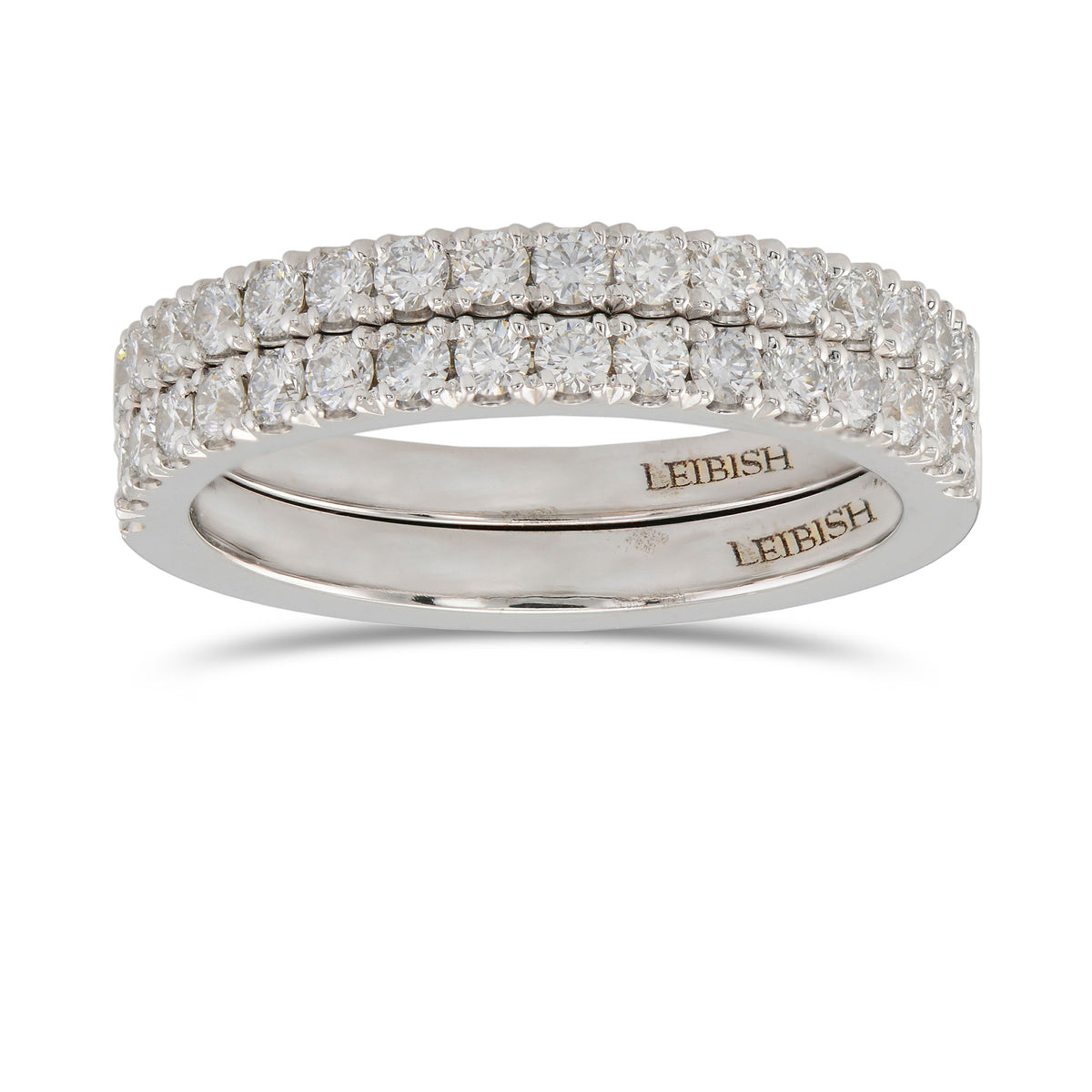 Two Round Brilliant Diamond Bands