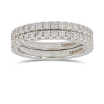 Two Round Brilliant Diamond Bands
