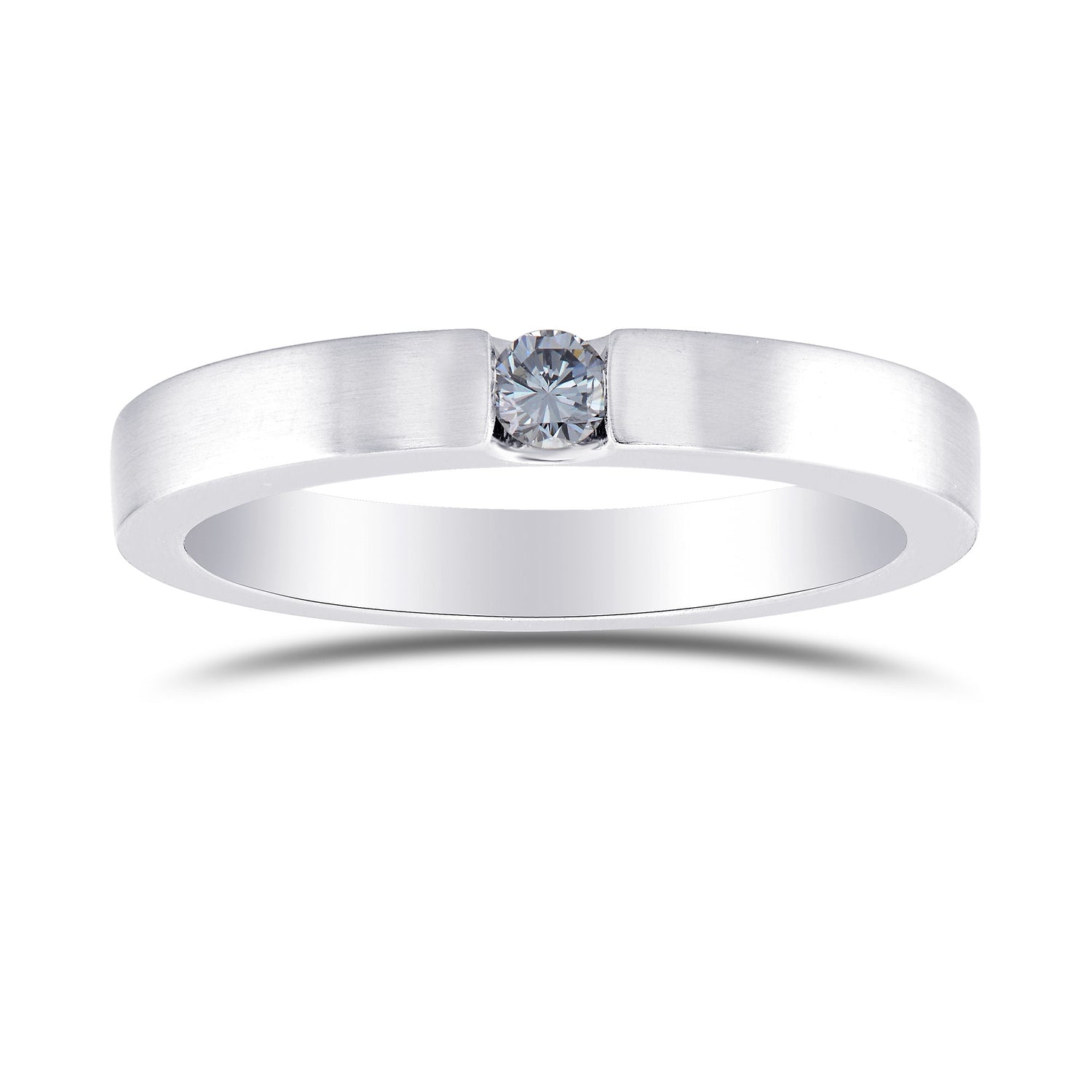 Fancy Gray Blue Diamond Band