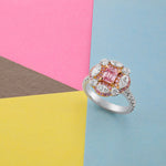 Fancy Intense Purplish Pink Emerald Extraordinary Ring