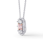 Extraordinary Fancy Light Pink Diamond Art Deco Pendant