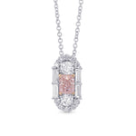 Extraordinary Fancy Light Pink Diamond Art Deco Pendant