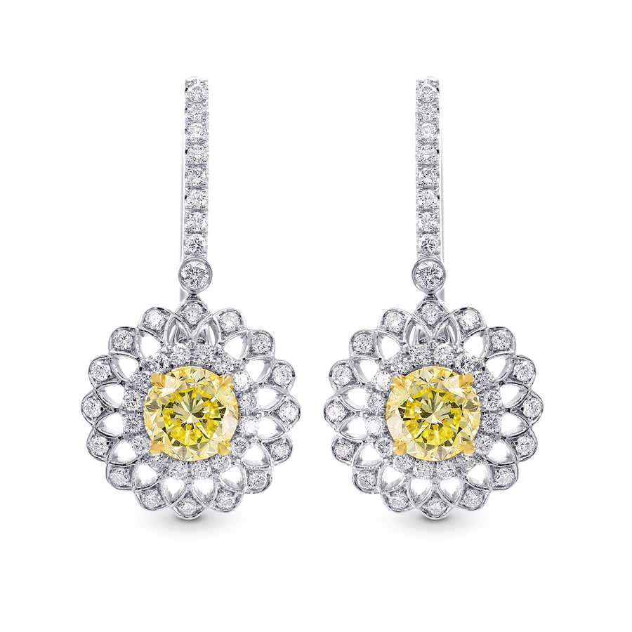 Floral Filigree Drop Earring Settings