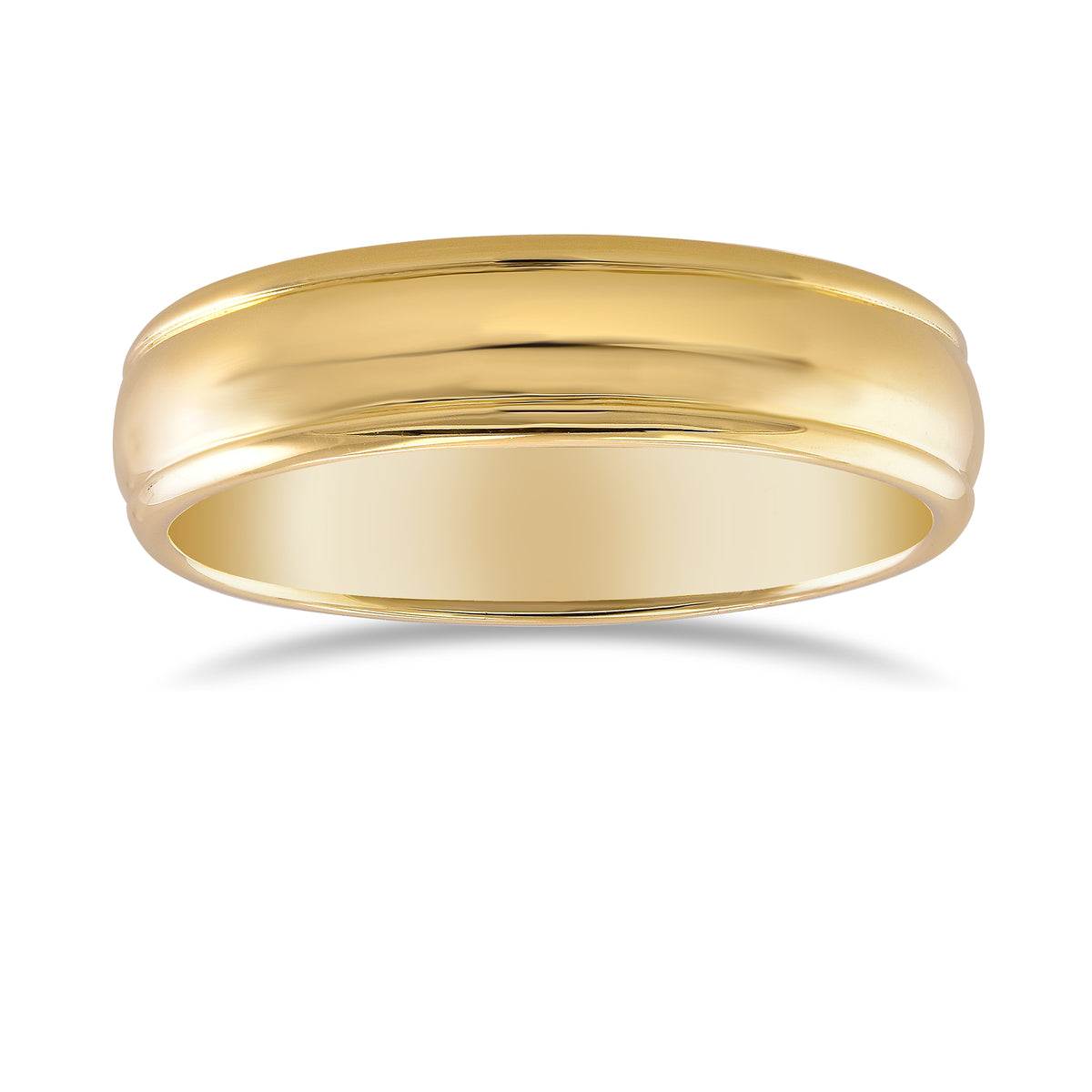14K Yellow Gold Wedding Band