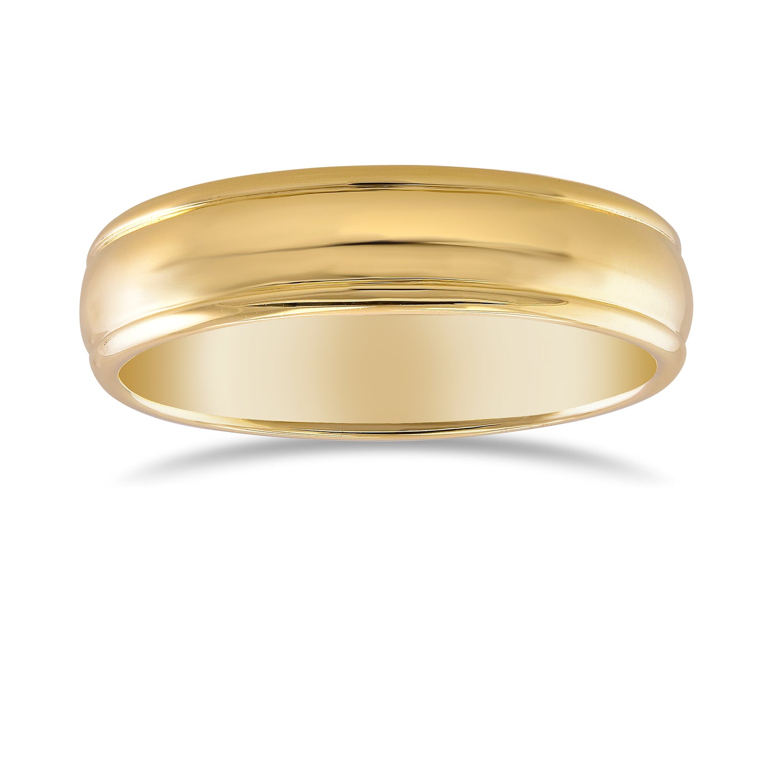 14K Yellow Gold Wedding Band