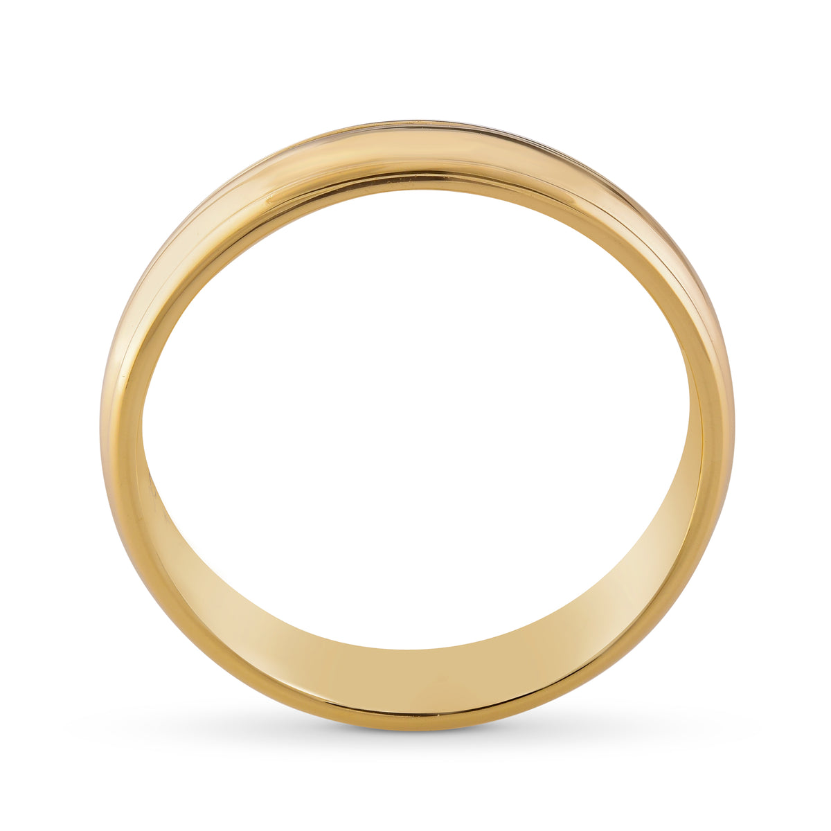 14K Yellow Gold Wedding Band