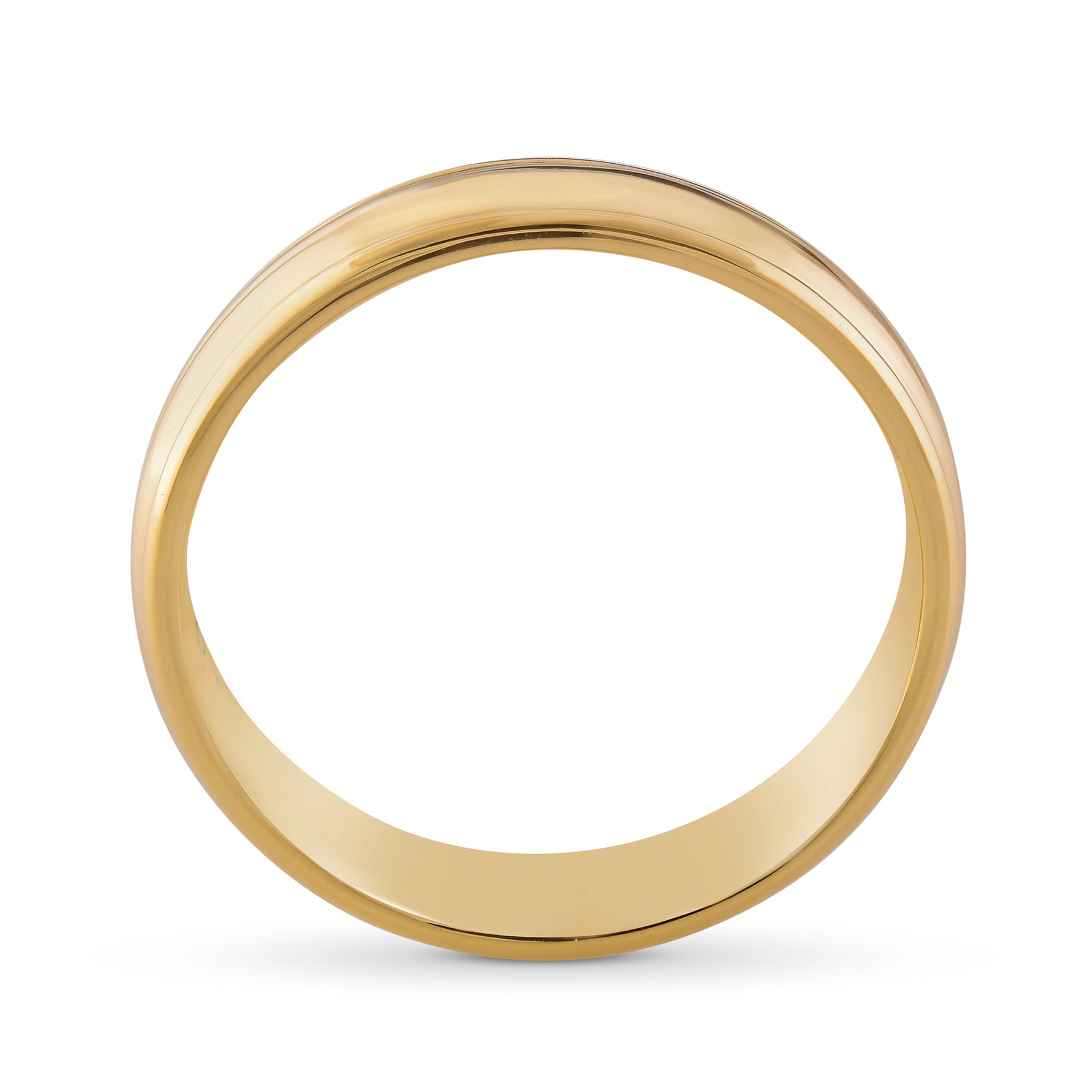 14K Yellow Gold Wedding Band