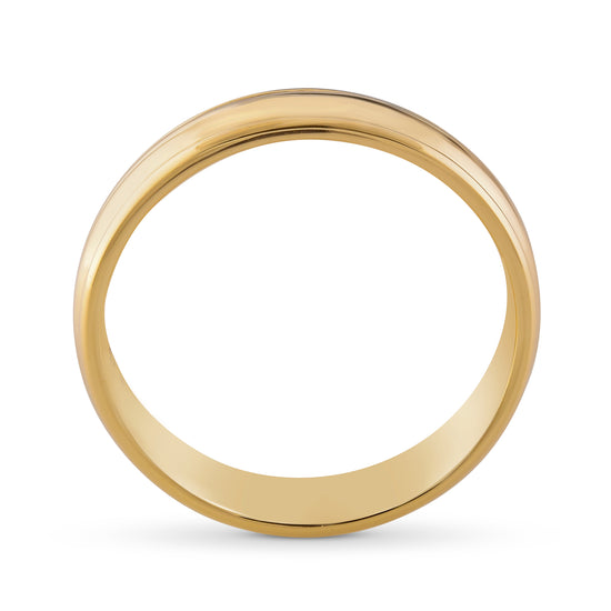 14K Yellow Gold Wedding Band
