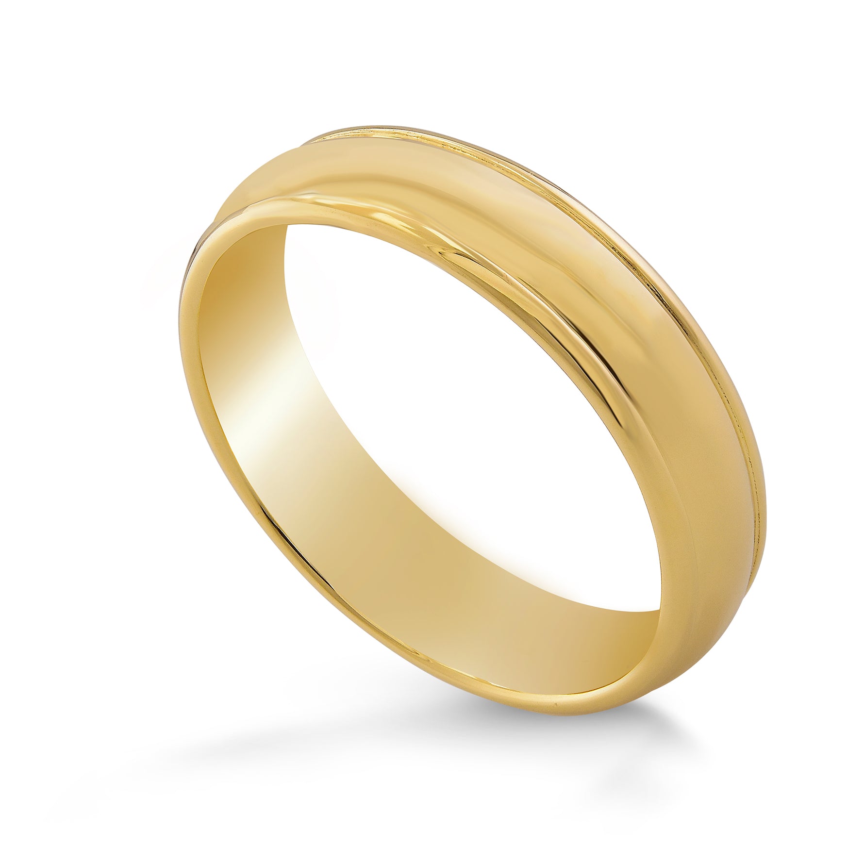 14K Yellow Gold Wedding Band