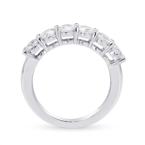 Round Diamond Shared Prong Ring