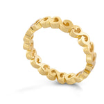 18K Gold  Motif Wedding  Band 