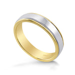 Platinum & 18K Yellow Gold Wedding Band