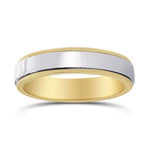 Platinum & 18K Yellow Gold Wedding Band