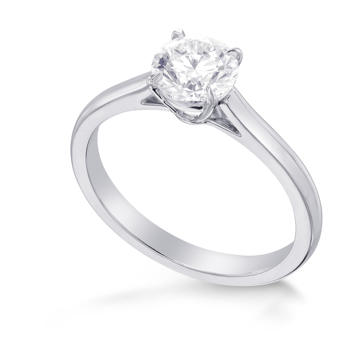 Round Brilliant Classic Solitaire Ring
