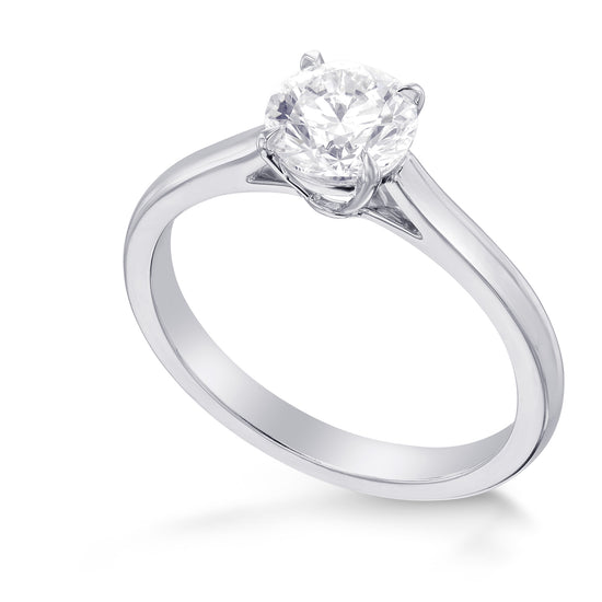 Round Brilliant Classic Solitaire Ring