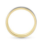 Platinum & 18K Yellow Gold Wedding Band