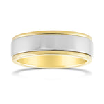 Platinum & 18K Yellow Gold Wedding Band