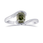 Chameleon Cushion Diamond Solitaire Diamond Ring
