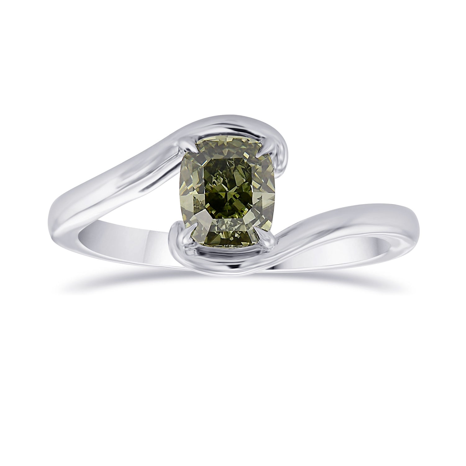 Chameleon Cushion Diamond Solitaire Diamond Ring