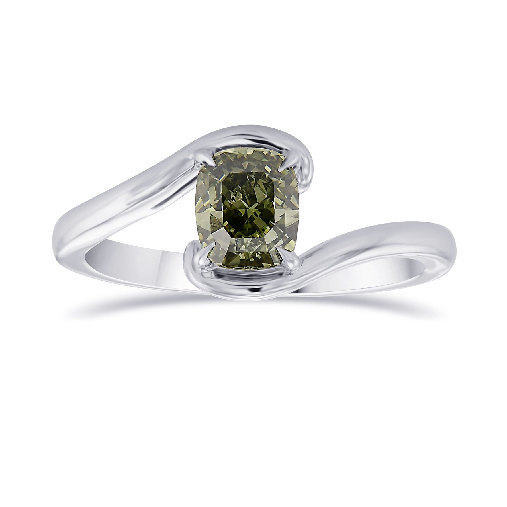 Chameleon Cushion Diamond Solitaire Diamond Ring