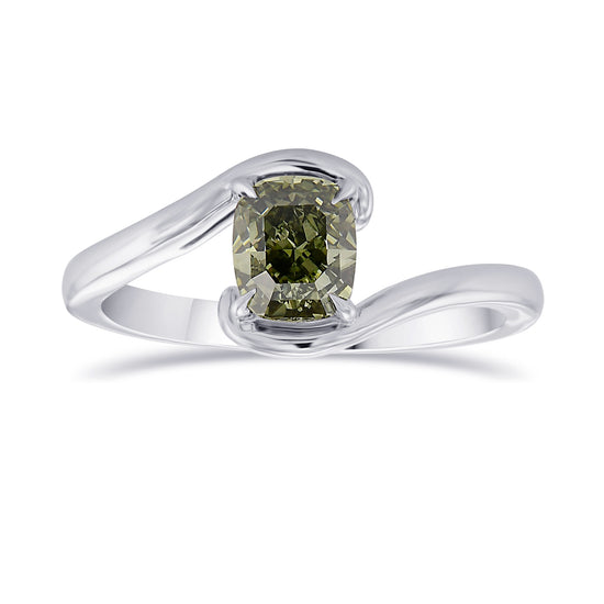 Chameleon Cushion Diamond Solitaire Diamond Ring
