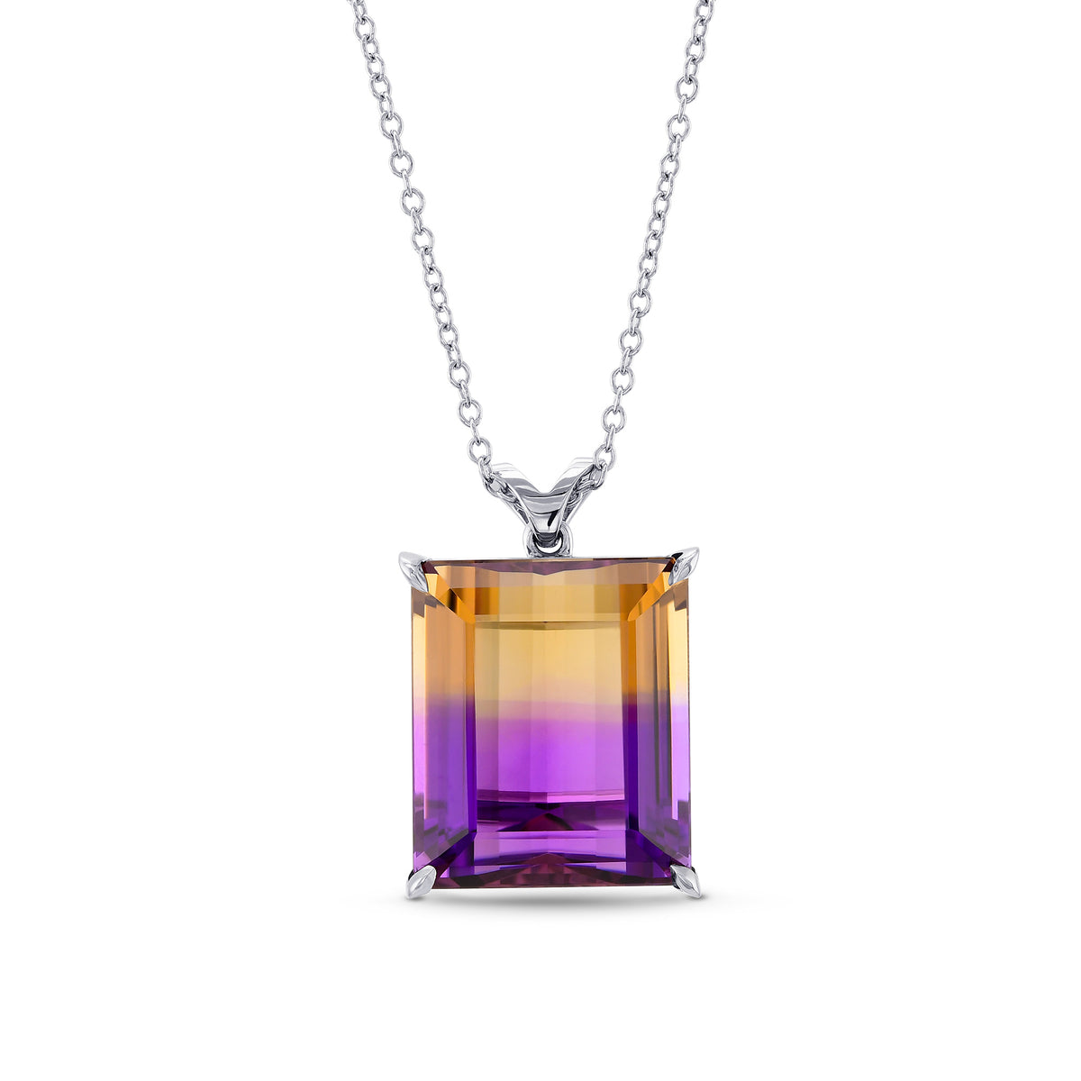 Amethyst Solitaire Pendant