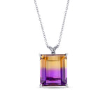Amethyst Solitaire Pendant