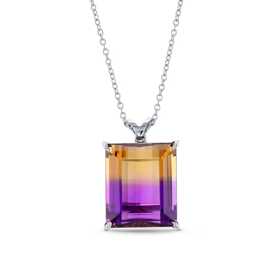Amethyst Solitaire Pendant