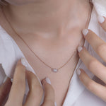  Collection Marquise and Fancy Pink Diamond Halo Pendant