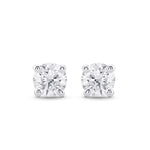 Round Brilliant Diamond Stud Earrings