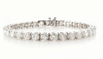 Round Brilliant Diamond Tennis Bracelet