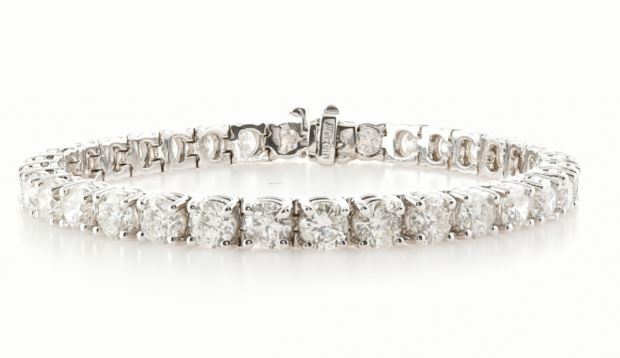 Round Brilliant Diamond Tennis Bracelet