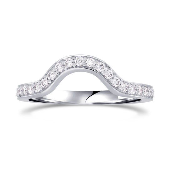 Round Brilliant Diamond Wedding Band