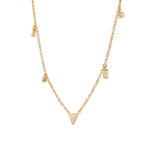 Mixed Shape Diamond Necklace 