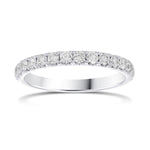 Round Brilliant Diamond Wedding Band