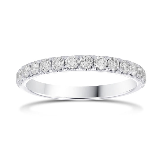 Round Brilliant Diamond Wedding Band