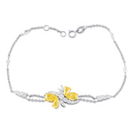 Fancy Intense Yellow Pear shape Diamond Couture Bracelet