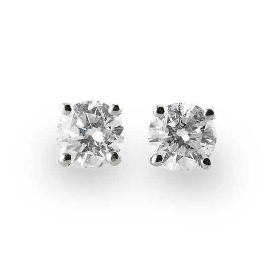 1.10ct Round Brillant Stud Earrings
