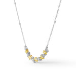 Fancy Yellow and Collection Mix Shape Diamond Necklace