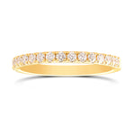 Diamond Half-Eternity Wedding Band Ring