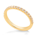 Diamond Half-Eternity Wedding Band Ring