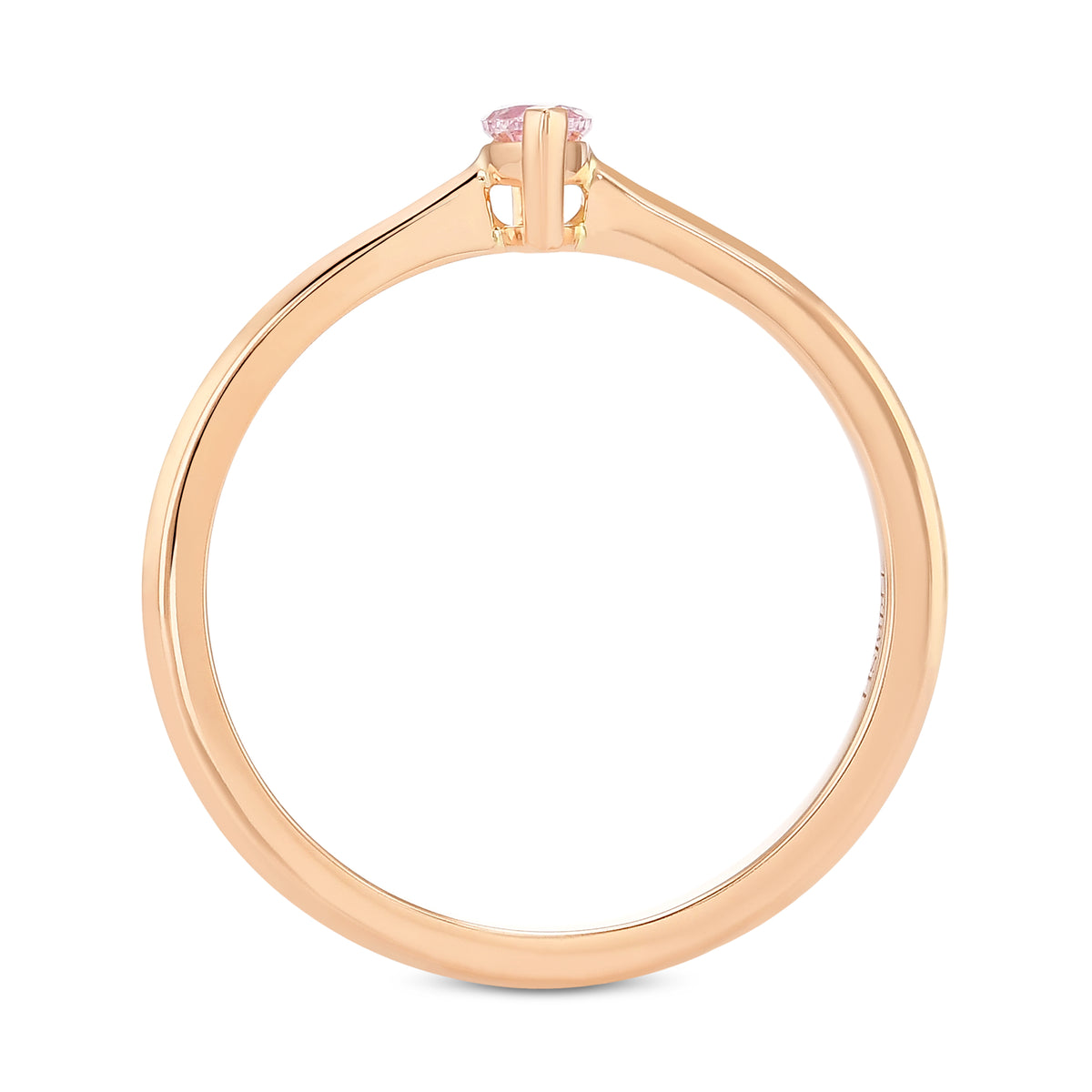  Fancy Intense Pink Marquise Diamond Solitaire Ring